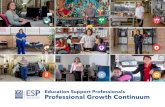 ESP Professional Growth Continuumexperts in the field to design ESP professional continuum models. As minimal data existed on ESP careers, this proved to be a daunting task. The NEA