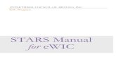 STARS Manual for eWICitcaonline.com/wp-content/uploads/2018/02/eWICManual... · 2018. 2. 14. · Inter Tribal Council of Arizona, Inc. STARS MANUAL for eWIC Inter Tribal Council of