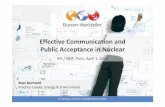 Effective Communication and Public Acceptance in Nuclear · 2019. 11. 27. · Beat Bechtold, Burson‐Marsteller Switzerland beat.bechtold@bm.com +41 31 356 73 00. Title: Microsoft