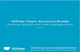 VIPole Team Account Guide...Content 1. Getting started ..... 3 2. Launch of Administrator extension ..... 7 3. Administrator extension ..... 8