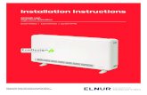 Installation Instructions - Elnur · Elnur powered by Gabarrón | ECOMBI HHR | Installation Guide 6 INSTALLATION INSTRUCTIONS 8. Unscrew the inner panel and remove it.! WARNING: Steel