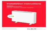 Installation Instructions - Elnur · Elnur powered by Gabarrn ECOMBI SSH Installation Guide 3 2.TALLATION INSTRUCTIONS INS The symbols used in the text are explained below: WARNING