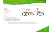 Manual de Utilizare - Provelo.ro · MANUAL DE UTILIZARE Quality Folding Bikes 3. Tija ghidon un manual comprehensiv ltretinere. Vä rugäm sä service. NOTA: Acest manual nu este