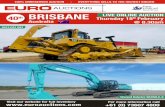 th BRISBANE th 8 - Euro Auctions · 2013 CAT D8T Unused Kobelco SK350LC-8. 2.euroauctions.com .euroauctions.com 3 Information UPCOMING AUCTIONS Notice to Purchasers Buyer’s Commission/GST