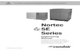 Nortec SE Series - Condair · Nortec SETC humidifier such as blowdown rate, full tank blowdown, control signals, 3 day drain and others. The LCD screen also provides status information