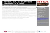 RTSA SA CHAPTER NEWSLETTER · 2020. 3. 9. · RTSA SA CHAPTER NEWSLETTER November 2017 EDITION As we approach the end of the year, we have enjoyed good quality presentations in September