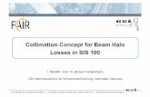 Collimation Concept for Beam Halo Losses in SIS 100 · Beams 11, 123501 (2008). Well established in proton accelerators Intended for proton and light ion (fully-stripped) collimation