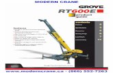 product guide - Modern Cranemoderncrane.ca/pdf/GROVE_RT640E.pdf · 2012. 1. 20. · The RT600E uses a 12,250 lbs. pinned-on counterweight. Cable power is provided through model HP30A
