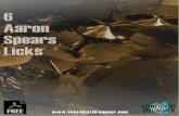 Condent DrummerCondent Drummer Aaron Spears Licks 3 6 Aaron Spears Licks If we are interested in studying and analyzing the greatest drummers of the Gospel scene, Aaron Spears is the