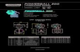 POWERBALL 300 - Lansdale Valvelansdalevalve.com/user/products/Powerball-LPBT-LPBG.pdf · 2020. 10. 28. · 1 body bronze astm 584 c83600 2 disc ss304 3 handwheel astm a216 wcb 4 seat