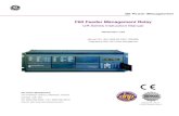 F60 Feeder Management Relay · 2020. 8. 24. · GE Power Management ADDENDUM This Addendum contains information that relates to the F60 relay, version 2.9X. This addendum lists a