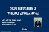 WHIRLPOOL SLOVAKIA POPRAD...Whirlpool Corporation - Confidential Social Responsibility of Whirlpool Slovakia, Poprad 26 2.1 By 2030, end hunger and ensure access by all people, in
