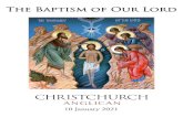 01.10.21 The Baptism of Our Lord Leaflet WEB · 1/1/2021  · The Icon of The Baptism of Our Lord This icon depicts Jesus Christ’s baptism by John in the Jordan River. At the center