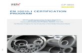 EN 10210-1 CERTIFICATION PROGRAM...2019/11/19  · CP-M05 Rev 6 19.11.2019 EN 10210-1 CERTIFICATION PROGRAM Certification Program for the Production of Hot Rolled Structural Steels