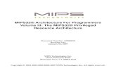 MIPS32 Architecture For Programmers Volume IIIcsl.skku.edu/uploads/ICE3003F09/mips-vol3.pdf · 2011. 2. 14. · MIPS32® Architecture For Programmers Volume III: The MIPS32® Privileged