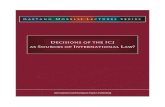 Decisions of the ICJ as Sources of Internationalcrde.unitelmasapienza.it/sites/default/files/GMLS... · 2020. 5. 31. · In the opening Chapter, focused on the ICJ and on its capacity
