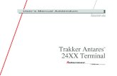 Trakker Antares24XX Terminal - Cybarcode...Handle Accessory for the T242X Hand-Held Terminal 4-4 New Information for Networking 4-4 Roaming Across Subnetworks 4-4 Configuring Through