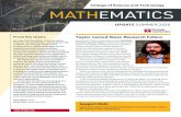 TU-CST Math News proof4...Matthew Stover • Geometry, Topology, and Rank-1 Lattices, NSF • Temple University Graduate Student Conference in Algebra, Geometry and Topology, NSF Samuel