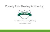 County Risk Sharing AuthorityCORSA is a property and liability risk sharing pool that was established by County Commissioners Association of Ohio in 1987, when commercial liability