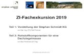ZI-Fachexkursion 2019 - Bauverlag Events · 2019. 12. 11. · ZI-Fachexkursion 2019 Teil 1: Vorstellung der Stephan Schmidt KG von Dipl.-Ing. (FH) Ralf Fichtner Teil 2: Rohstoffkomponenten