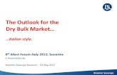 The&Outlookfor&the& Dry&BulkMarket…old.mareforum.com/MAREFORUM2012PRESENTATIONS/JOHN_DAN… · 2012. 8. 3.  · Braemar&Seascope& “Vi&disﬁdo!” (Cavaradossi"W"Tosca)" Resilience&in&the&face&of&massive&oversupply&