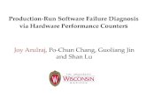 Production-Run Software Failure Diagnosis via Hardware Performance Countersjarulraj/talks/2013.pbi... · 2018. 9. 25. · MySQL1 3.80% - - MySQL2 1.20% - - PBZIP2 8.40% 1.40% 3.00%