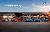 2018 Golf Family - Auto-Brochures.com · 2018. 5. 14. · which Golf you pick, you’ll always belong to a special group that’s now more special than ever. Golf club. *6 years/72,000