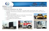 Company Overview Emission Solutions,,() Inc. (ESI) 2020. 2. 23.آ  Company Overview آ¾Emission Solutions,,()