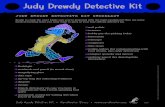 JUDY DREWDY DETECTIVE KIT CHECKLIST - Judy Moody ...Judy Moody Detective Kit • Candlewick Press • page 2 Observation Test To be an honest-to-jeepers detective, you need super-sharp