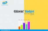 Citizens' Budget - RawalpindiCitizens' Budget District Rawalpindi Year 2017-18  30% 50% 75% 60% 90%