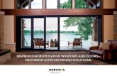 INSPIRATION FROM MARVIN WINDOWS AND DOORS— PROVIDING ULTIMATE DESIGN SOLUTIONS. · LIFT AND SLIDE DOOR Substantial door panels, for openings as large as 48' x 12', are easy to slide
