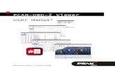 PCAN-OBD 2 Viewer User Manual - PEAK-System · 2020. 11. 26. · PCAN-OBD-2 Viewer 4 5.12 Test Components 22 5.13 On-Board Monitoring Test Results 22 5.14 Sensors 23 5.15 Real-Time