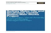 Sydney Metro City and Southwest, Central Station Main ......The Metro Station Works include the installation of new platforms that will be constructed using sophisticated excavation