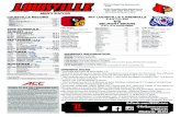 LOUISVILLE RECORD #17 LOUISVILLE CARDINALS · 2019. 9. 30. · Volunteer Assistant Robbe Tarver (3rd season) Alma Mater ’Yr. Centre ’14 Director of Operations: James Kusak (2nd