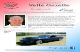 Myrtle Beach Corvette Club Vette Gazette...2019/11/02  · Mike Woldanski - NCM Ambassador Volume 8 Issue 11 November 2018 Attached is a picture of us taking delivery of the raffle