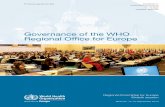 RC60, Governance of the WHO Regional Office for Europe · 2013. 10. 10. · EUR/RC60/11 page 3 The role of WHO’s governing bodies 1. Since its establishment, the WHO Regional Office