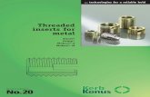 Technical publication Nodongwootool.co.kr/data_pdf/pro2/kerbkonus_No.20.pdf · 2012. 9. 26. · 0 01020 40 506070809030 100% Test load P[N] Flange cover of the external thread [%]