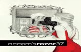 occam s razor · 2020. 5. 29. · Occam’s Razor is an annual, student-run publication at California State University, East Bay (CSUEB). All entries are submitted to the judges anonymously
