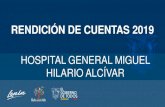 HOSPITAL GENERAL MIGUEL HILARIO ALCÍVAR...HILARIO ALCÍVAR TÍTULO HOSPITAL GENERAL MIGUEL H. ALCÍVAR TÍTULO TÍTULO Subtítulos RENDICIÓN DE CUENTAS 2019 MINISTERIO DE SALUD PÚBLICA