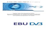 TR 103 752-2 - V1.1.1 - Digital Video Broadcasting (DVB ......2001/01/01  · ETSI TR 103 752-2 V1.1.1 (2020-12) Digital Video Broadcasting (DVB); Dynamic substitution of content in