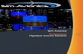 Sim -Avionics...Sim-Avionics ‘Flight deck Avionics’ are designed to simulate the avionics and systems of a modern glass cockpit aircraft and currently available in fourthree type