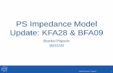 PS Impedance Model Update: KFA28 & BFA09...IWG#37 Branko K. Popovic 12 13 KFA28 : 3D Model from Paper Drawings IWG#37 Branko K. Popovic KFA28 Longitudinal Impedance 14 Mode at 1.19