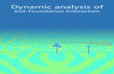Soil -Foundation Interaction · Preface This project contains a master thesis, called "Dynamic analysis of Soil-oundationF In-teraction." written by student in the 4th semester of
