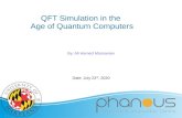 QFT Simulation in the Age of Quantum Computersphysics.sharif.edu/~qc/files/slides-3.pdfGross, D. J. & Neveu, A. Dynamical symmetry breaking in asymptotically free field theories. Phys.