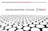 RIGSTAR INDUSTRIAL TELECOM · 2020. 8. 4. · WHO IS RIGSTAR INDUSTRIAL TELECOM? Experienced –Established in 1998 Daniel Grisdale (President & CEO) & Brent Grisdale (Director of