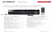 Yamaha - NEW PRODUCT BULLETIN · 2019. 1. 25. · AV Receiver RX-V667 NEW PRODUCT BULLETIN P10022084GBFARLTK-RXV667@NPB YDS-12 Universal Dock for iPod/iPhone The optional YDS-12 Universal
