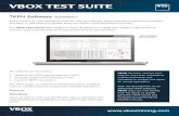 VBOX TEST SUITE · 2018. 2. 5. · VBOX TEST SUITE TKPH Software (RLSWMINE01) A key concern for mine operators is tyre life, with tyre selection being essential in preventing premature