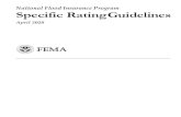National Flood Insurance Program Specific Rating Guidelines...Specific Rating Guidelines v April 1, 2020 3. Pre-FIRM elevated buildings using optional Post-FIRM rating will be rated