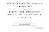 MINIMUM STANDARDS OF OPERATION OF PRESCRIBED PEDIATRIC … · 2019. 10. 30. · 2 Chapter 2 MINIMUM STANDARDS OF OPERATION OF PRESCRIBED PEDIATRIC EXTENDED CARE (PPEC) CENTERS Subchapter