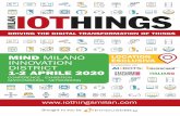 DRIVING THE DIGITAL TRANSFORMATION OF THINGS · 2019. 12. 9. · FACTS & FIGURES UNDER ONE TARGET ROOF DAL 2002 SIAMO LEADER NELL’INTERNET OF THINGS THE FIRST & LEADING IOTHINGS